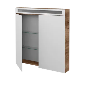 Koupelnový nábytek Dřevojas Dvoudvéřová galerka MAX GA2O 80 - D21 Tobacco