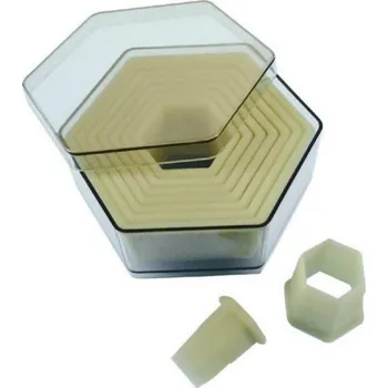 Vykrajovátko de Buyer Sada vykrajovátek – šestiúhelník | D-4304-40