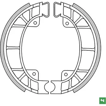 Brzdová čelist NEWFREN brzdové čelisti - pakny PIAGGIO SCATTO 50; ZUM 50 (NEWFREN brzdové čelisti - pakny PIAGGIO SCATTO 50; ZUM 50)