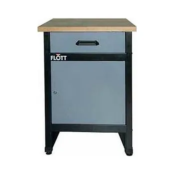 Koupelnový nábytek Skříňka 600x600x840mm pod stroj, s dvířky a šuplíkem - FLOTT-250208