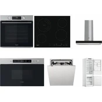 Set domácích spotřebičů WHIRLPOOL OMK58CU1SX + WHIRLPOOL AKT 8900 BA + WHIRLPOOL WHBS 62F LT K + WHIRLPOOL MBNA910X + WHIRLPOOL WIC 3C33 PFE + WHIRLPOOL WHC18 T311