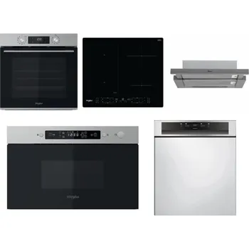 Set domácích spotřebičů WHIRLPOOL OMK58CU1SX + WHIRLPOOL WL B8160 NE + WHIRLPOOL AKR 749/1 IX + WHIRLPOOL MBNA910X + WHIRLPOOL WBC 3C34 PF X