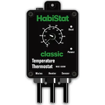 HabiStat Temperature Thermostat - teplotní černý