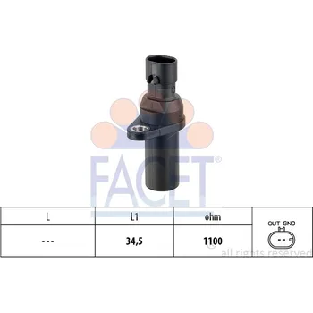 Kliková hřídel FACET Generátor impulsů, klikový hřídel 90378