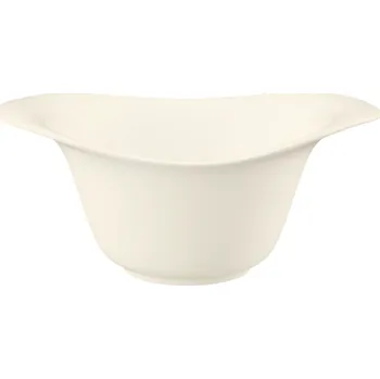 Oválná party mísa 18 cm ZOÉ FINE DIAMOND, krémová, Seltmann Weiden ▪ Kč 540 ️ - Luxurytable.cz Seltmann Weiden