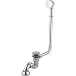 BESCO Vanový sifon RETRO click-clack s přepadem, chrom (SW-PRZ-CHR)