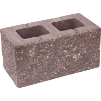 Zahradní obrubník Tvárnice CS-BETON CSBlok koncová štípaná 40x20x20 cm hnědá