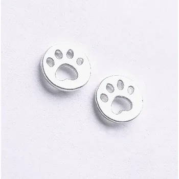 Náušnice Stříbrné náušnice tlapka - DN98 (Stříbrné náušnice na šroubek tlapky)