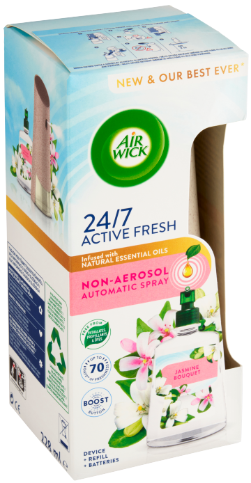 Air Wick Active Fresh Jasmine Flowers 237 ml from 84 Kč - Air