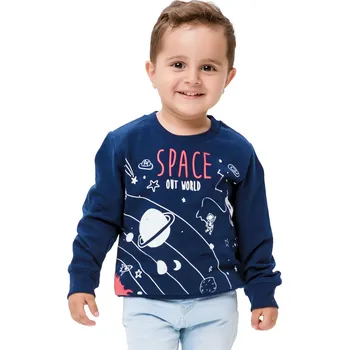 Chlapecká mikina Chlapecká mikina - Winkiki WKB 92571, tmavě modrá Barva: Modrá tmavě, Velikost: 104