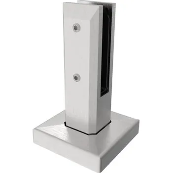 Zábradlí Podlahový držák skla, 16-17,5, AISI 316 - brus