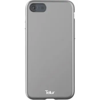 Pouzdro na mobilní telefon Tellur Cover Premium Soft Solid Fusion for iPhone 7 silver