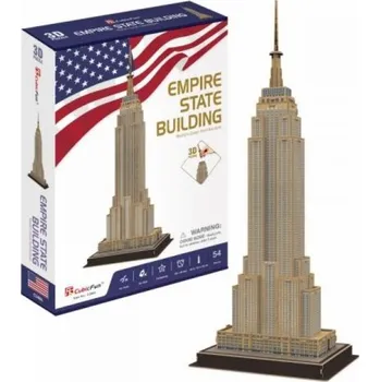3D puzzle Puzzle 3D Empire State Building 54 elementy