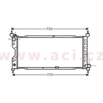 Sahara klimatizace radiátor 1.5D (±AC), 1.5TD (±AC), 1.7D (±AC), 1.7TD (±AC) [650*268*42]