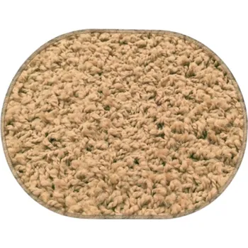 Koberec Kusový koberec Color shaggy béžový ovál, 57x120, béžová, ložnice, Vopi - 1 rok na vrácení + DOPRAVA ZDARMA k Vám i zpět