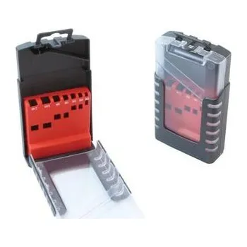 Závitořezný nástroj Rose Plastic Kazeta na závitníky 7-dílná M3-M12, RosePlastic, GRIPBOX 3A - KVRP7G