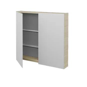 Koupelnový nábytek Dřevojas Dvoudveřová galerka PREMIUM GA2E 80 - D04 Dub