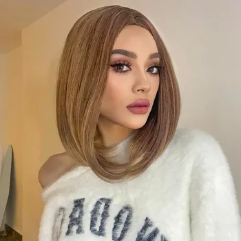 Paruka Okrově hnědá mikádo paruka Hilary