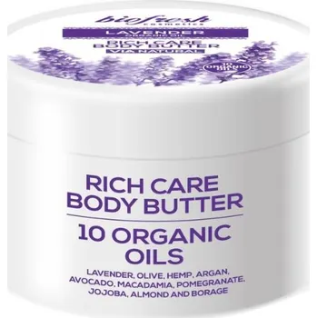 Tělové mléko Extra vyživující tělové máslo s organickým levandulovým olejem Lavender 300ml