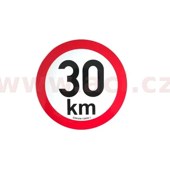 Příslušenství pro přívěs Omezení rychlosti na 30 km průměr odrazky 200 mm (pro přívěsy)