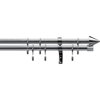 Garnýž SP TREND Souprava zácl.dvojitá Palma pr.16mm 200cm ušl.ocel