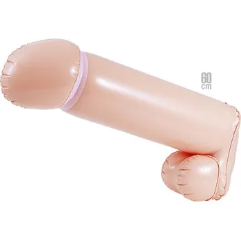 Karnevalový doplněk Nafukovací penis - 60 cm