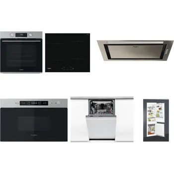 Set domácích spotřebičů WHIRLPOOL OMK58CU1SX + WHIRLPOOL WS Q2760 BF + WHIRLPOOL WCT3 64 FLB X + WHIRLPOOL MBNA910X + WHIRLPOOL WSIO 3O34 PFE X + WHIRLPOOL ART 65031