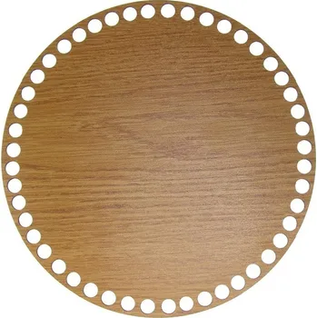 Dno na košík dub, kruh 20cm (Dno na košík dub, kruh 20cm)