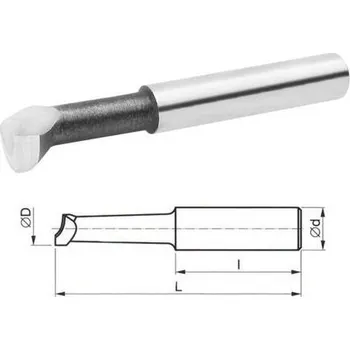 Pracovní nůž Poldi Kladno Vyvrtávací nůž rohový 22 1711 10x60 - PK1711-10X60