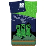Jerry Fabrics Bavlněné povlečení 140x200 + 70x90 cm - Minecraft Sssleep Tight