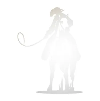 Samolepící dekorace SAMOLEPKA Kovboj 002 levá na koni s bičem (82 - odrazková reflexní bílá) NA AUTO, NÁLEPKA, FÓLIE, POLEP, TUNING, VLASTNÍ TEXT, TISK, AUTOSAMOLEPKY.cz, POLEPY, OBRÁZEK, LOGO, SAMOLEPKY