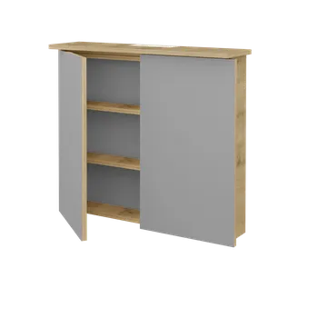 Koupelnový nábytek Dřevojas Dvoudveřová galerka SANI GA2O 80 - D09 Arlington