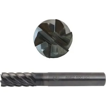 Fréza NÁSTROJE CZ Fréza 4-57/13mm, 6břitů, stopka 6mm, čelní válcová, břit přes střed, dokončovací - CZTK-8662-040-GS-HB