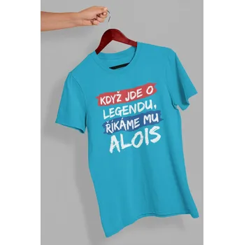 Pánské tričko Alois Barva: Tyrkysová, Velikost: 2XL