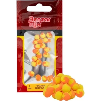 BENZAR MIX INSTANT BICOLOR METHOD 7MM POPUP ČESNEK-SQUID Velikost: 7 mm, Příchuť: Mušle-Česnek