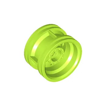 Hračka 56145 Lime Wheel 30.4mm D. x 20mm with No Pin Holes and Reinforced Rim (Vápenné kolo 30,4 mm x 20 mm bez otvorů pro čepy a se zesíleným ráfkem)