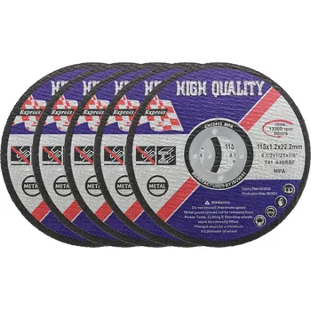 Řezný kotouč Berge 8918 řezný kotouč 115 x 1,2 x 22,2 mm 5 ks
