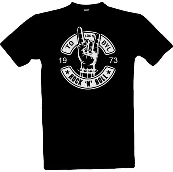 Pánská móda Tričko s potiskem Narozeniny: To byl Rock and Roll, to byla jízda! pánské