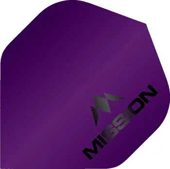 Příslušenství pro šipky Mission Letky Logo - Matt Purple F1962