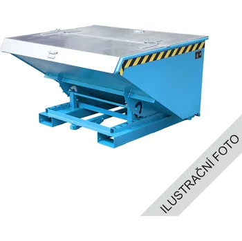 Popelnice Automatický výklopný kontejner ROLO s víkem, 600 l