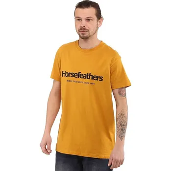 Pánské tričko tričko Horsefeathers Quarter - Sunflower S