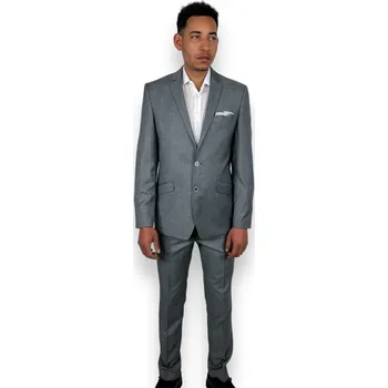 Victor Pánský šedý společenský set ARTHUR Barva: Šedá, Velikost: 52