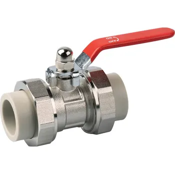 Vodovodní potrubí Slovarm - Kohout kulový KE-281P 20x20 se závitovou přípojkou a PPR koncovkami - 722020