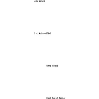 Umění Fait Gallery První kniha emblémů / First Book of Emblems