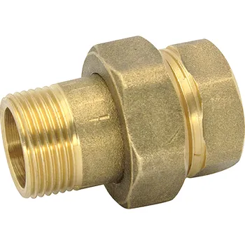 Fitinka Slovarm V-4300 - Šroubení Spojka závitová přímá s plochým těsněním DN10 3/8" - 412858