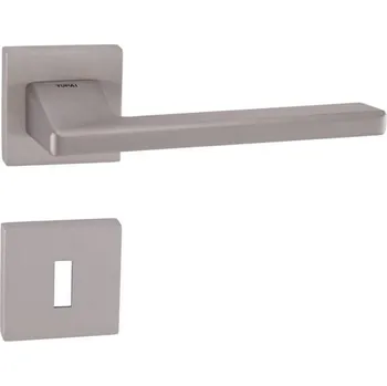 Dveřní kování TI - JUNIOR - HR 4140Q rozety WC, klika/klika NP - Nikl perla (142)