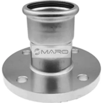 rozdělovač topení KAN-therm Inox Příruba nerezová lisovací pro pitnou vodu, topení 108 mm, profil "M", 1609091000