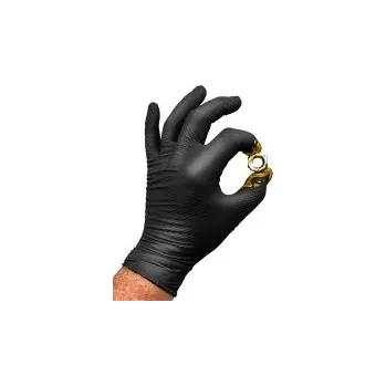 Nitrilové rukavice Gripp-It - velikost L - černé - dávkovací krabička 50 kusů SLEVA 10%