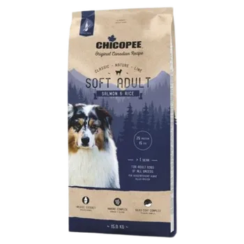 Krmivo pro psa Chicopee Classic Nature Soft Adult Salmon & Rice 2x15kg