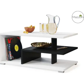 Konferenční stolek Konferenční stolek LINK 90x50 cm bílá/černá